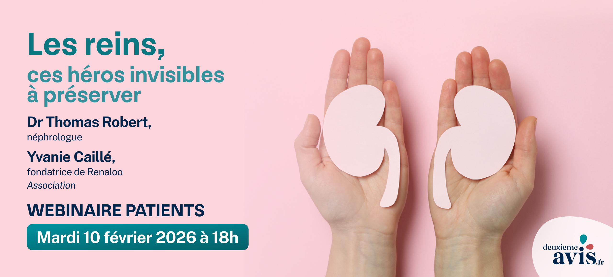Webinaire : "Les reins, ces héros invisibles à préserver"